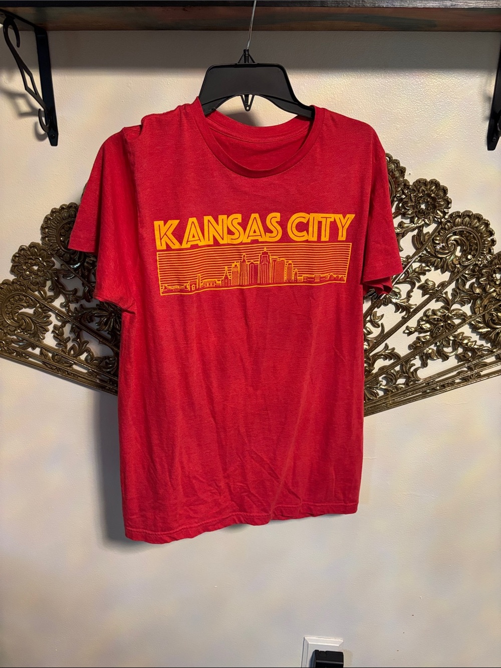 Kansas City Graphic Tee - Red Short Sleeve T-Shirt